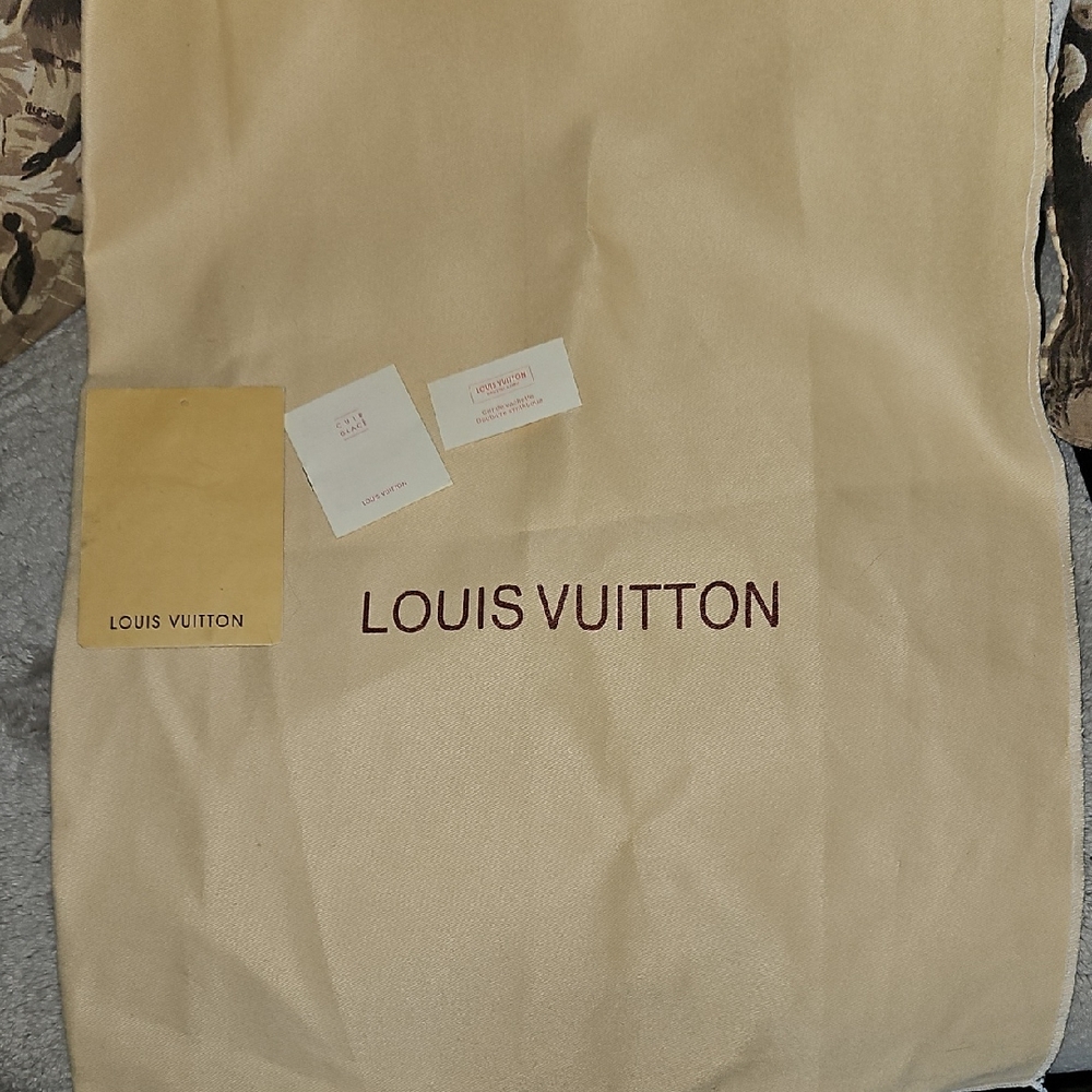 Louis Vuitton Tan Dust Bag